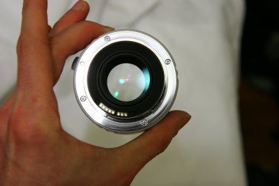 White Tamron SP 1.4X Teleconvertor c