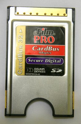 Delkin Cardbus SD Card Reader