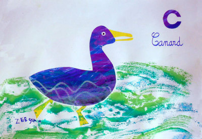 Peintures d'enfants - animaux 2010