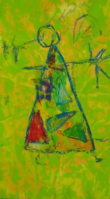 Peintures d'enfants - Femmes batik 2009
