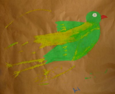 Peintures d'enfants - Oiseaux 2009