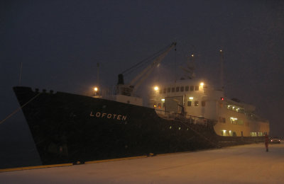 MS Lofoten at Kristiansund Quai
