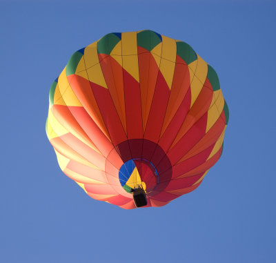 Chasing hot air balloon on Oct. 4, 2008