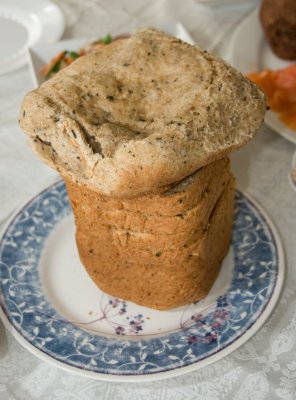Homemade Olive bread