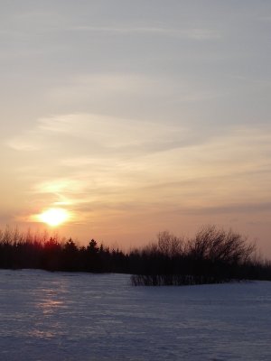Couché de soleil, St-Onésime-d'Ixworth