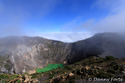 Irazu Volcano, Main Crater