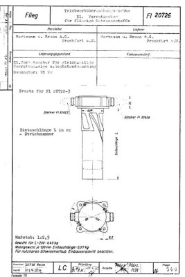 Technical description of Fuel Transmitter from March 1935