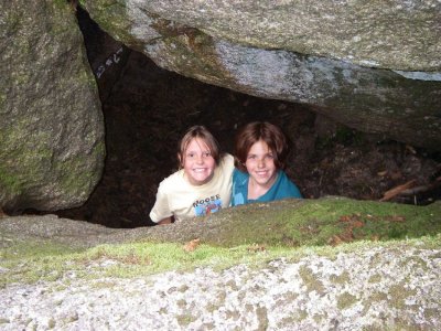 Cave of the nieces...Renee and Michele
