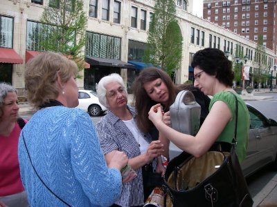 How many ladies does it take to pay the meter?