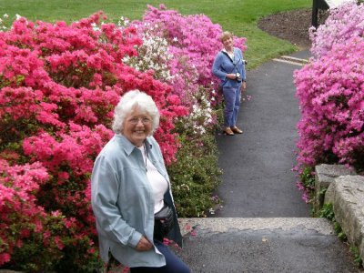 Joanie and Roxane in blooms