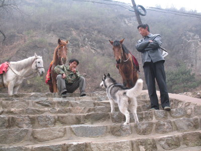 Village locals near Mutianyu Great Wall