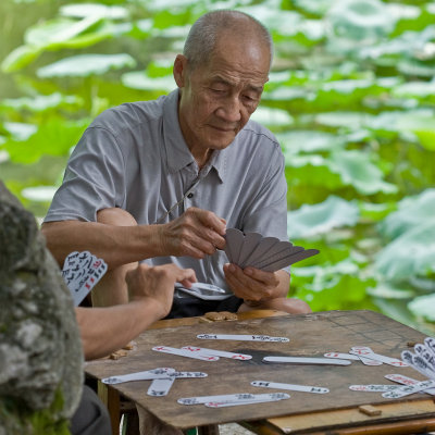 Playing cards - Yangshuo - China