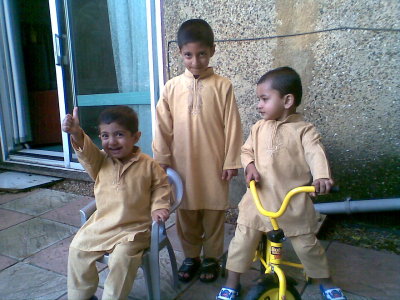 ibrahim with saad and hamad