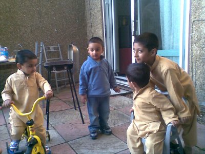 saad with hamad, ibrahim and dawood