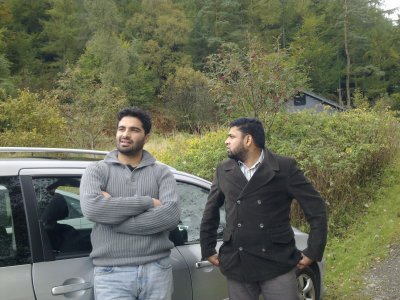 Ibrar Khan and Farrukh in Lake