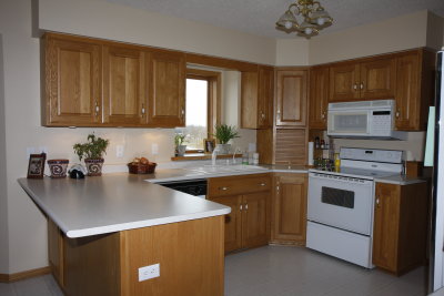 Kitchen, lounge and dining room