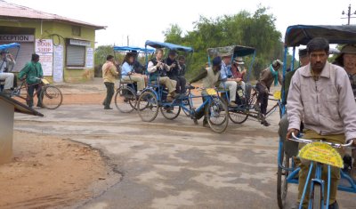 Rickshaws - Bharatpur transportation