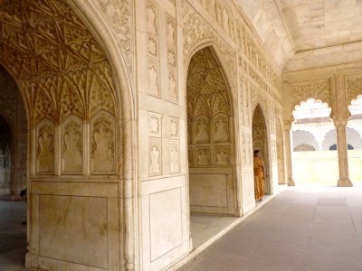 Khas Mahal marbled hall