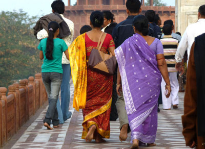 Indian attire:  Saris