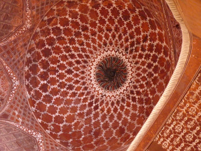 Taj Mosque ceiling