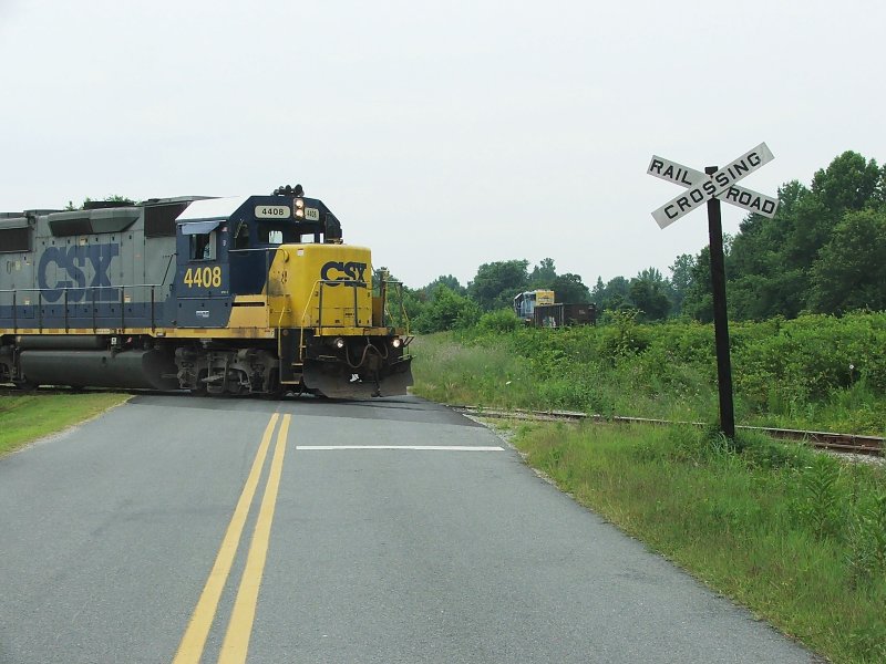 D793 working a chemical warehouse at Milford.  The rest of the train is in the background.