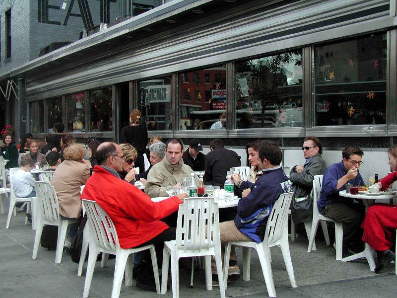 Chelsea Diner  first meal out in the Spring