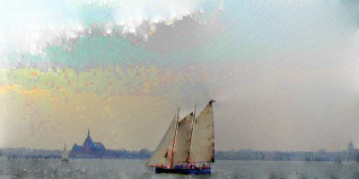 Hudson River, LucisArt bow to Klempt