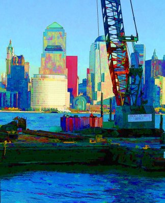 Lower Manhatten from Jersey City