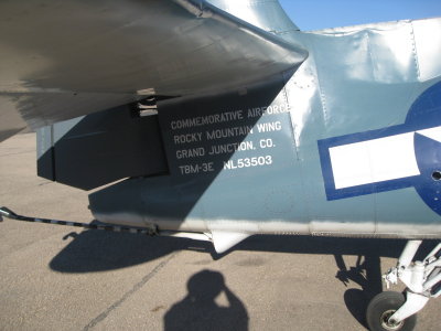 Grumman TBM-3E Avenger Tail Info