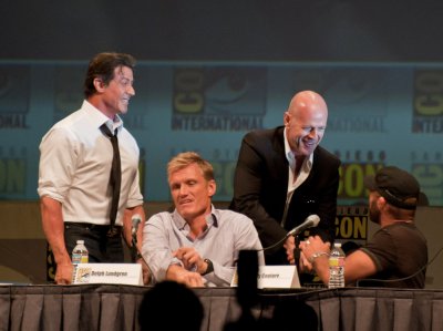 Bruce came back out for The Expendables