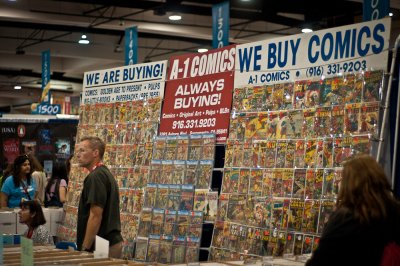 There were comic books there