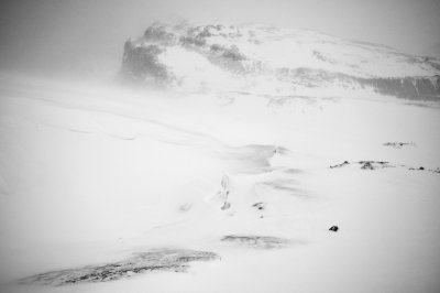 The Toe of the Athabasca Glacier