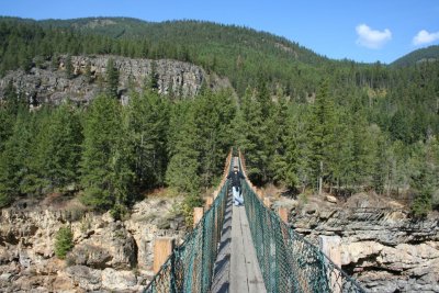 Swinging Bridge, Kootenai Falls