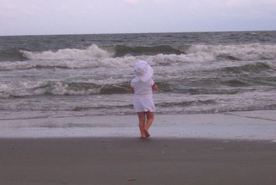 Caroline reflects on the ocean