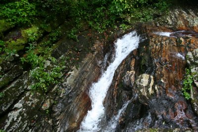 Base of falls