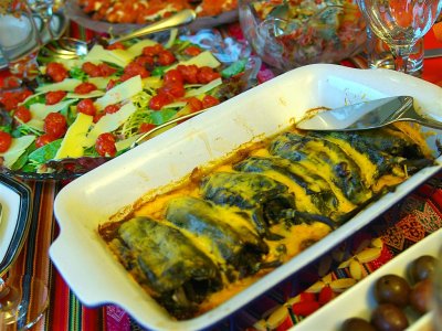 Peruvian Peppers Stuffed with Cheese and Beans