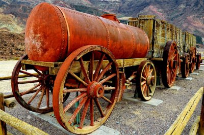 Workers Wagon in Salt Mine