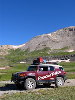 FJ Brock heading up to Black Bear