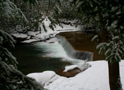 Winter Low Water Bridge thru Hemlocks tb0209adr.jpg