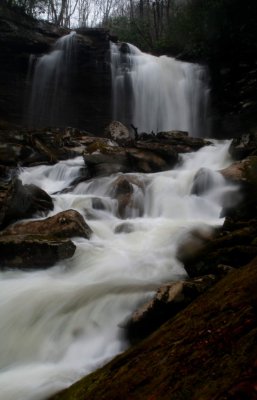 Hills Creek Second Falls and Stream tb0409cfr.jpg