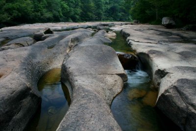 Eroded Ridges in Williams River with Low Water tb0710oqr.jpg