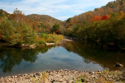 Gauley River Reflection in Appalachian Fall tb1110inr.jpg