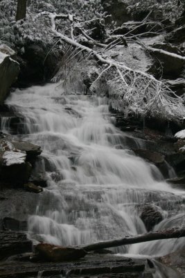 Icy Swiftwater Cascading thru Winter Woods v tb1012wer.jpg