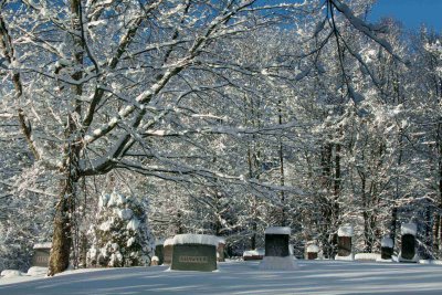Hinkle Mtn Cemetery West Winter Scape tb0211ker.jpg