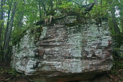 Huge Layered Stone near Chesnut Ridge Greenbier County tb0912nsx.jpg
