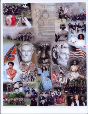 Civil War collage
