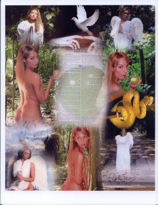 Eve collage portrayed by Amy