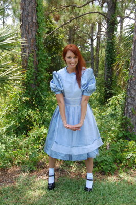 Amy as Alice in Wonderland