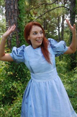 Amy as Alice in Wonderland