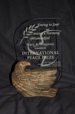 International Peace Price Awarded by United Cultural Convention